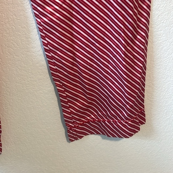 Old navy candy cane striped satin pj pants Large - Picture 3 of 9